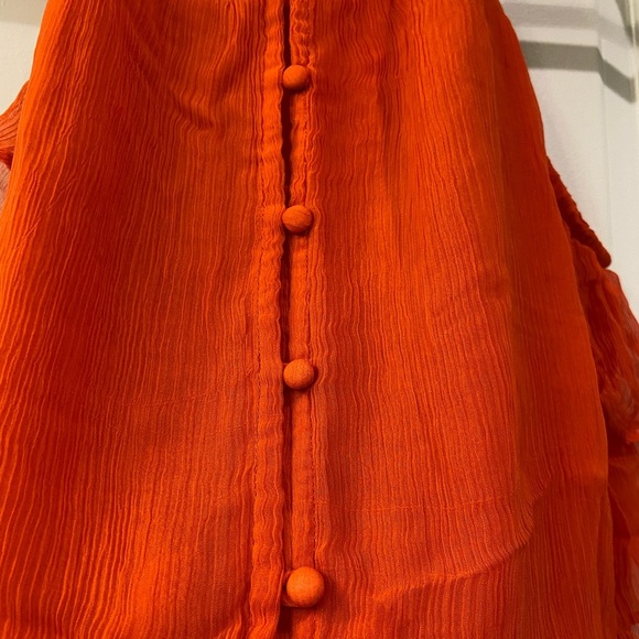 NWOT Anthropologie MAEVE Zelda Ruffle Sleeve Top - Picture 10 of 13